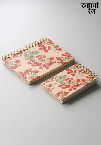 Notebook & Notepad | Gulmohar red