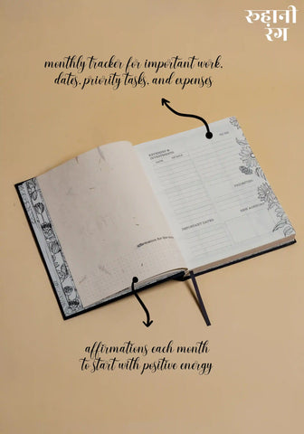 Leopard Black - Yearly Undated Planner