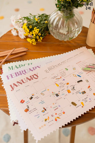 2027 Analog Wall Calendar