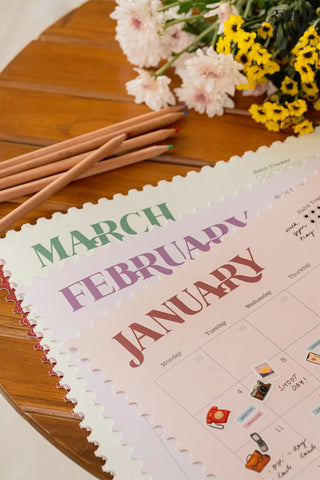 2027 Analog Wall Calendar