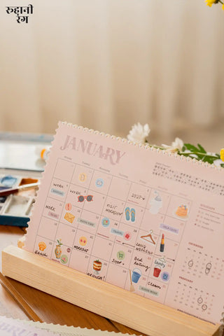 2027 Analog Desk Calendar