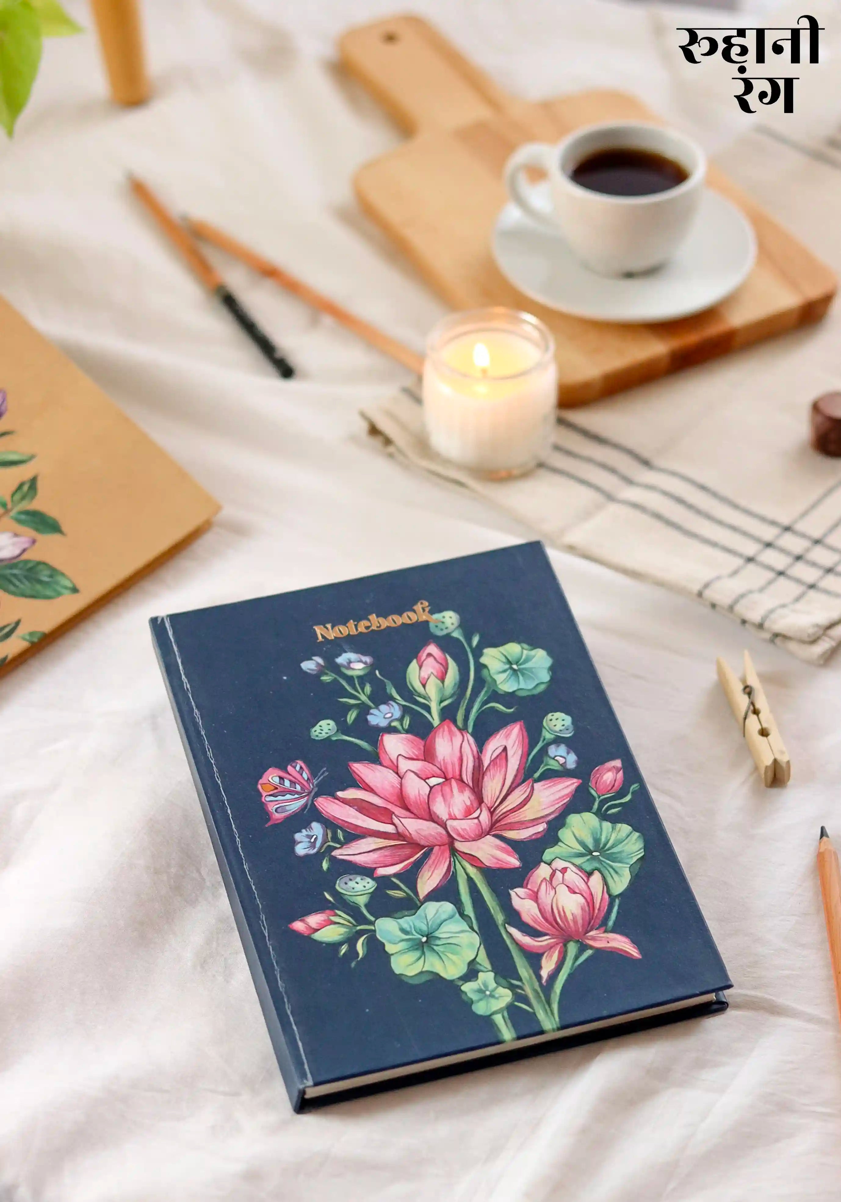 Virginia Ruled Journal Ruled Journal - Kamal Blue – Roohani Rang