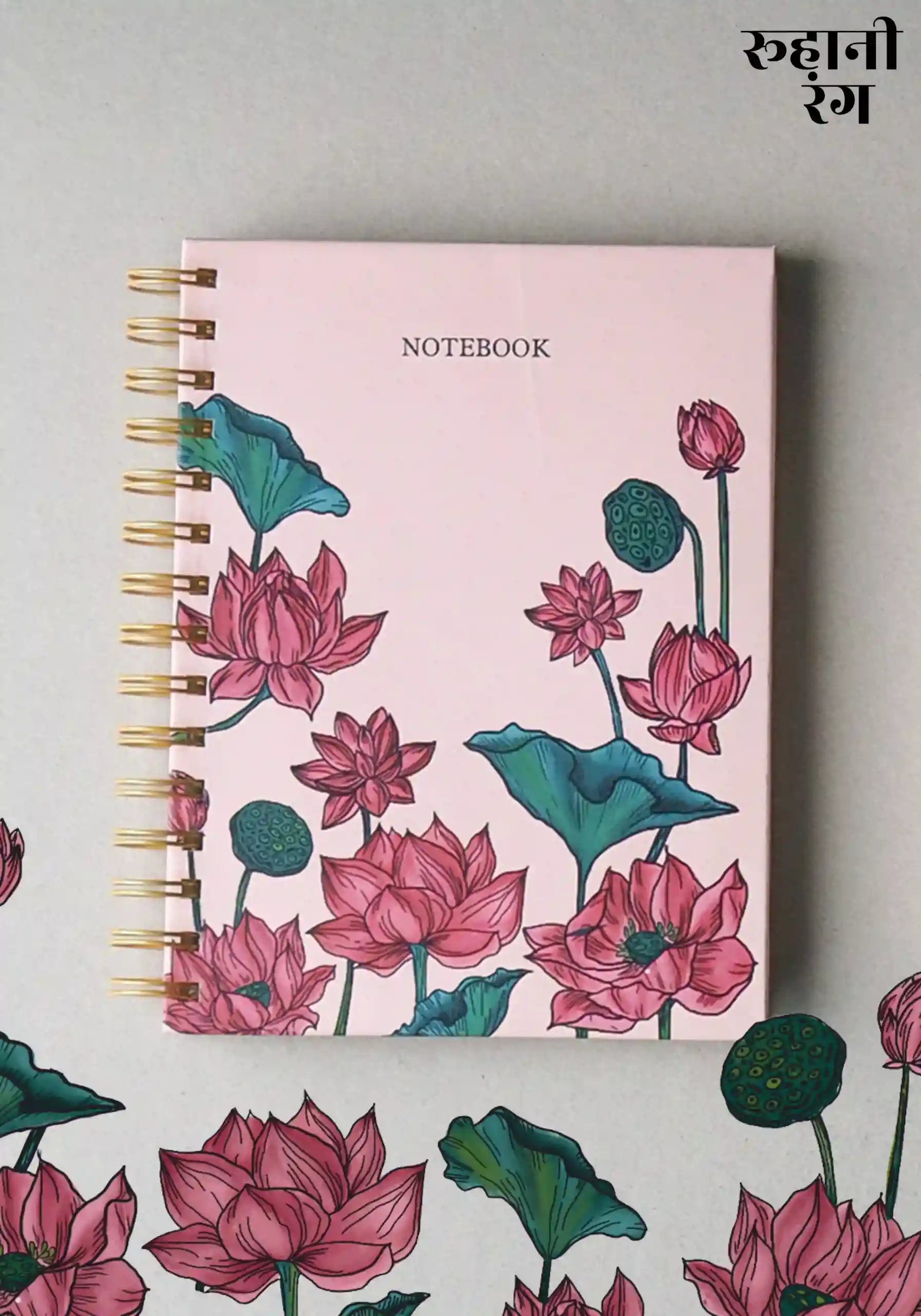 Kamal Peach - Notebook & Notepad Set – Roohani Rang