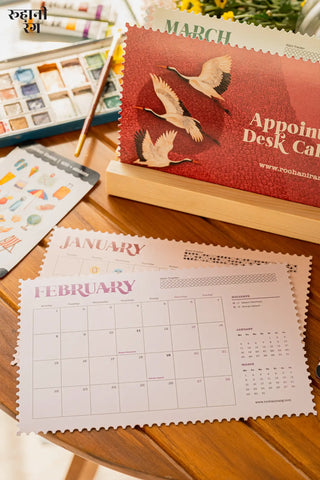 2027 Analog Desk Calendar