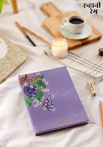 Ruled Journal - Grapes Lavender