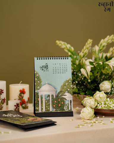 2026 Desk Calendar ~ Chandani Raatein