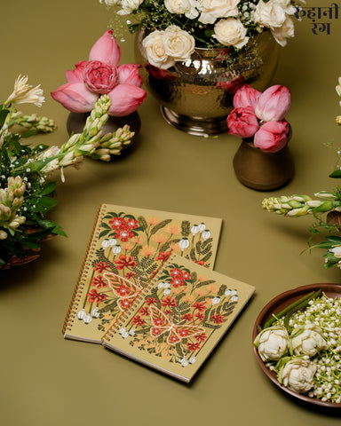Manmohini Green ~ Soft bind Ruled Notebooks