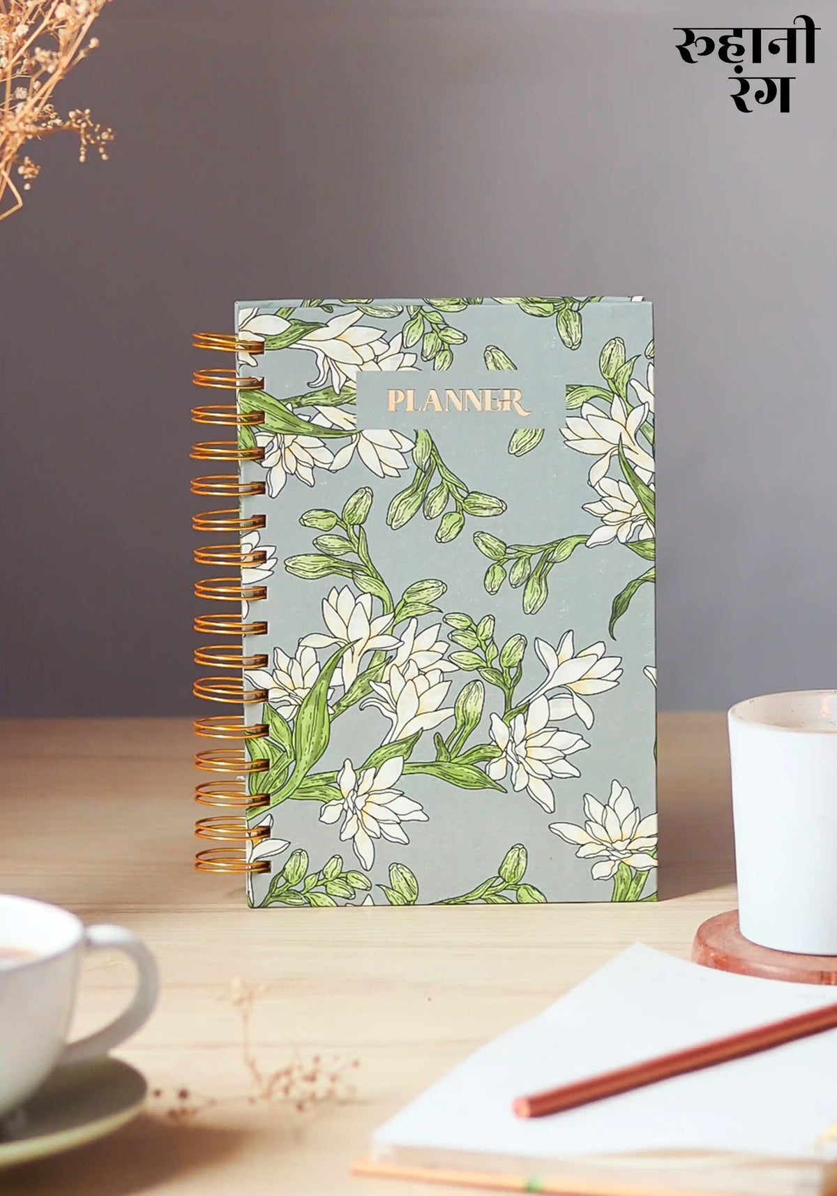 Tuberose Grey Daily Planner