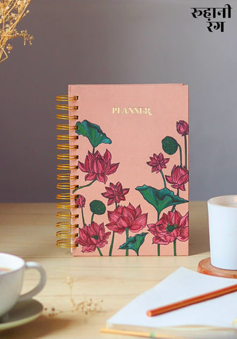 Lotus Pink Daily Planner