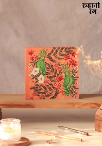 Narangi Parrot Gond Art Journal