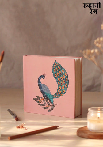 Peacock Gond Art Journal