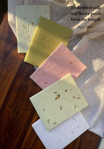Flower Petal Soft Bound Notebooks – Assorted set of 5